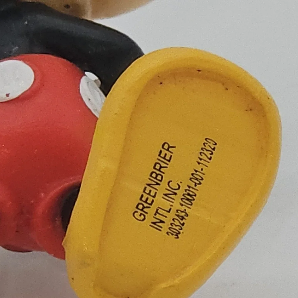 Disney Mickey Mouse PVC Figure Greenbrier Intl Classic Red Shorts Collectible